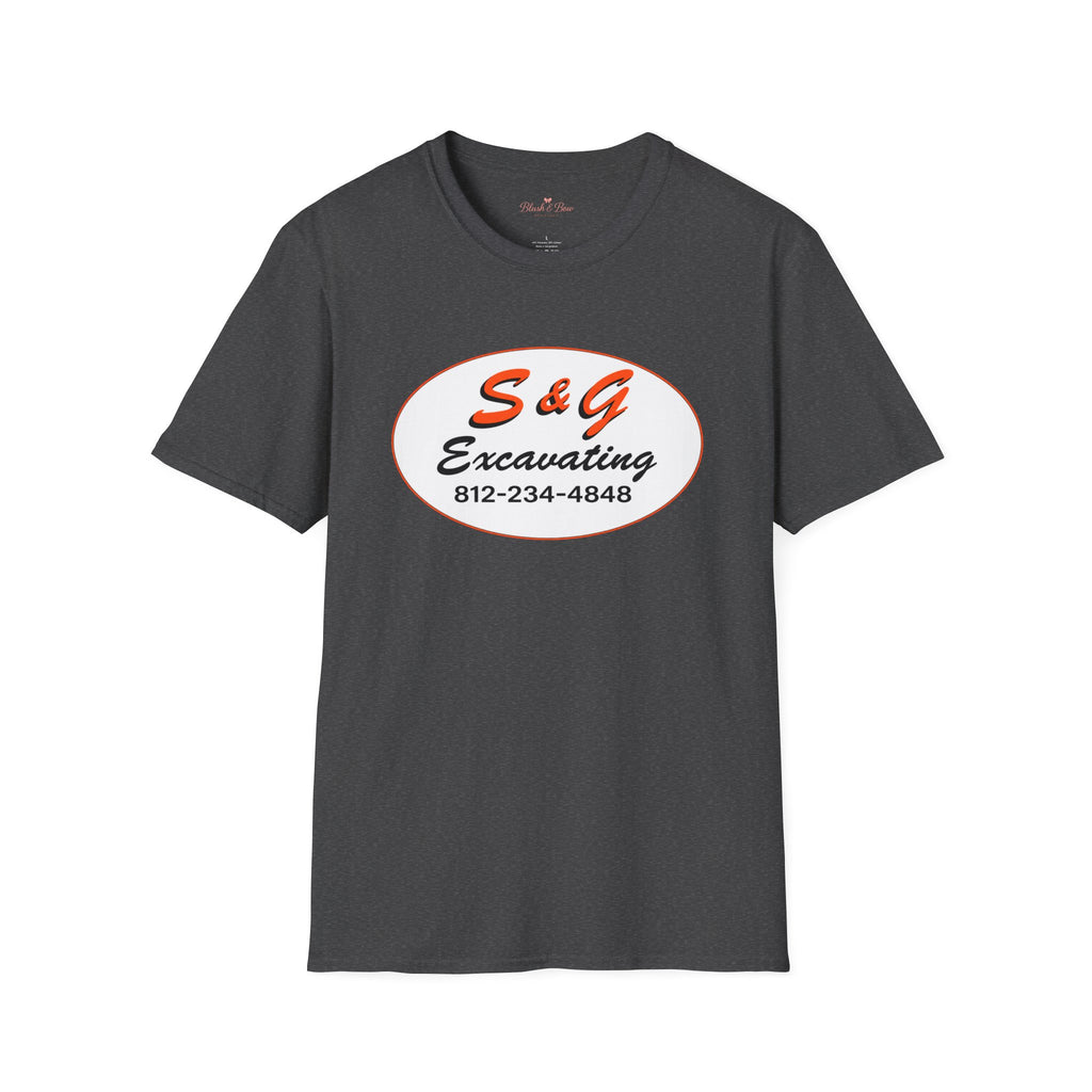 Excavation Logo T-Shirt — S&G Excavating (812-234-4848)