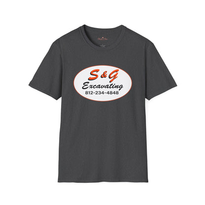 Excavation Logo T-Shirt — S&G Excavating (812-234-4848)