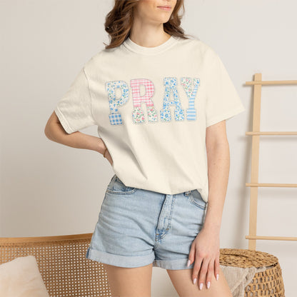 Pray Patchwork Tee