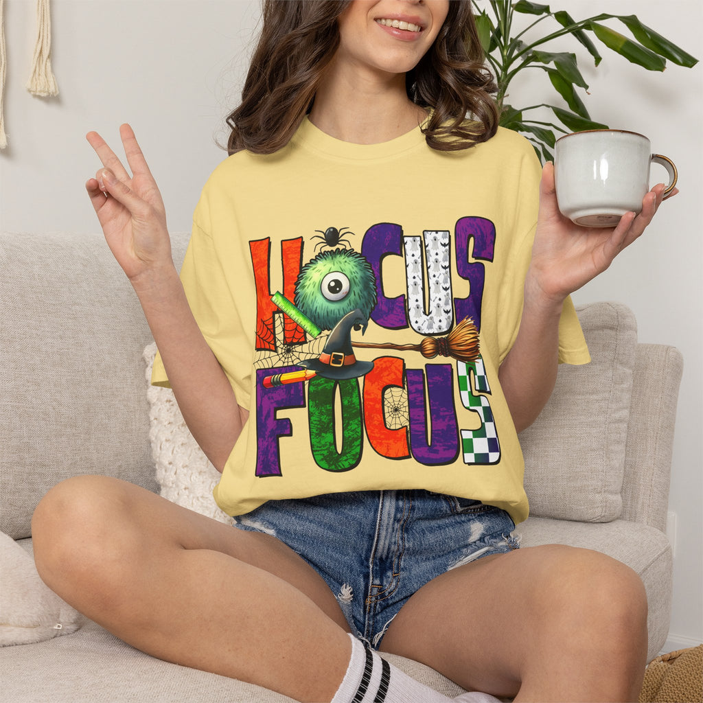 Kids' 'Hocus Focus' Halloween T-Shirt — Playful Monster Magic Tee