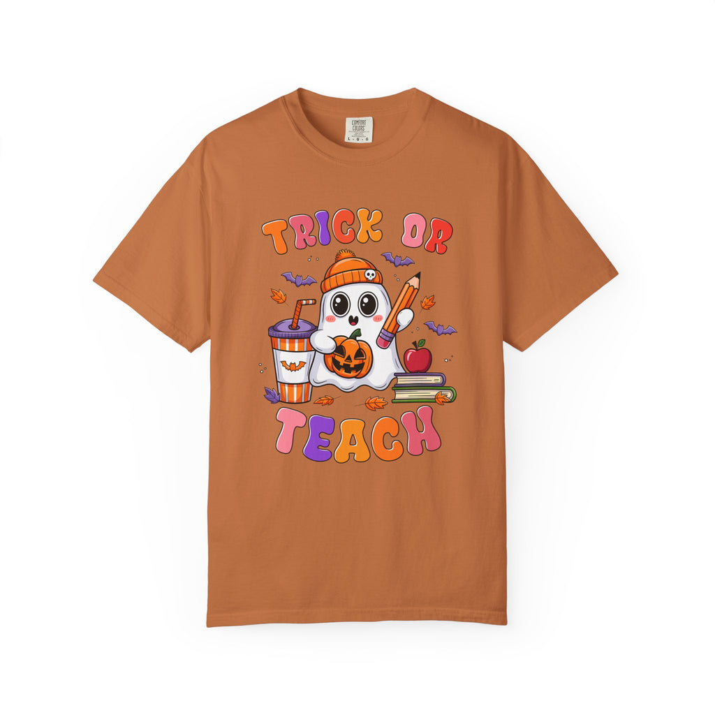 Trick or Teach Halloween Teacher Tee