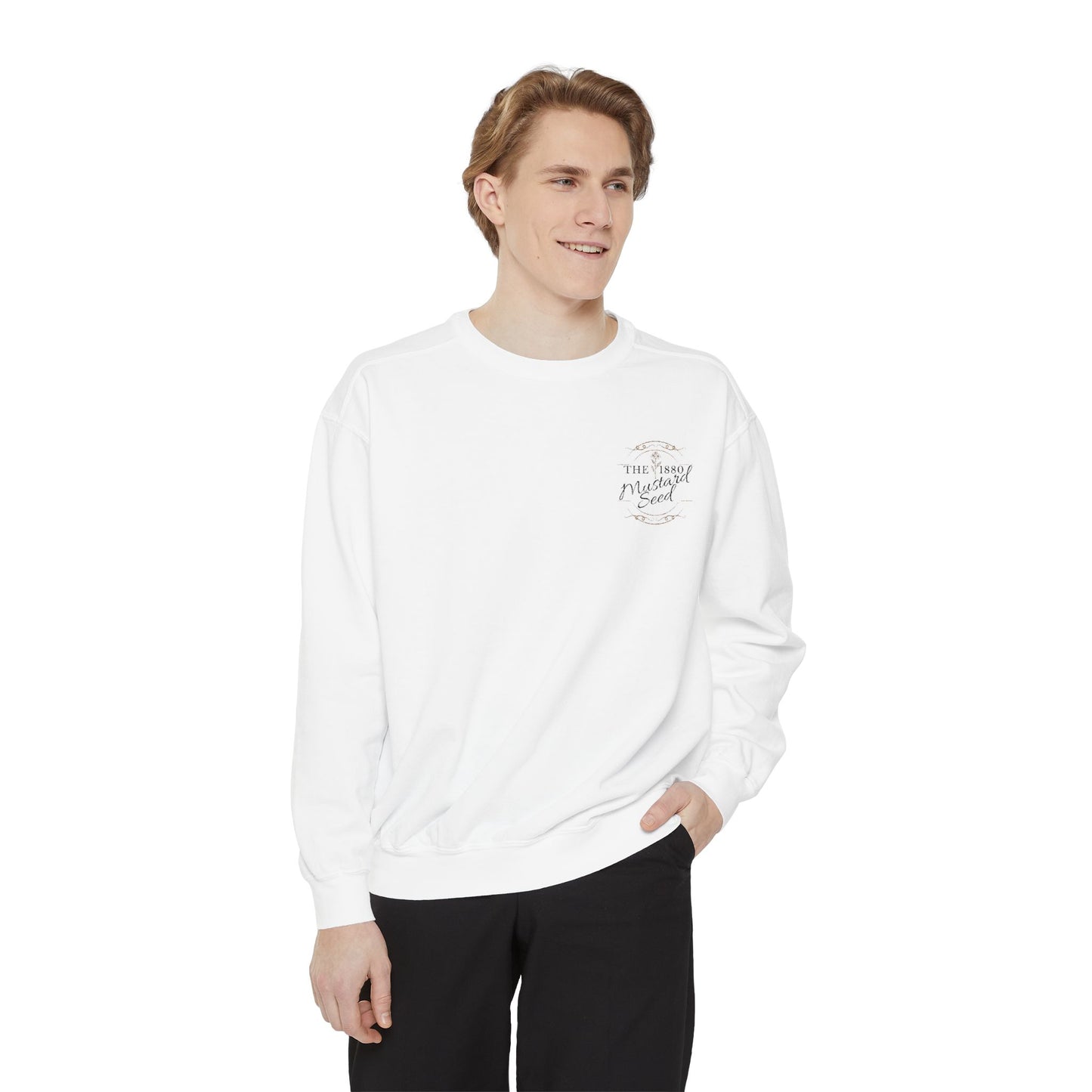 Mustard Seed Crewneck Mockup