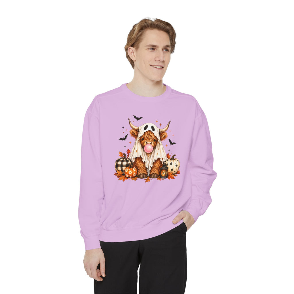 Highland Cow Bubblegum Ghost