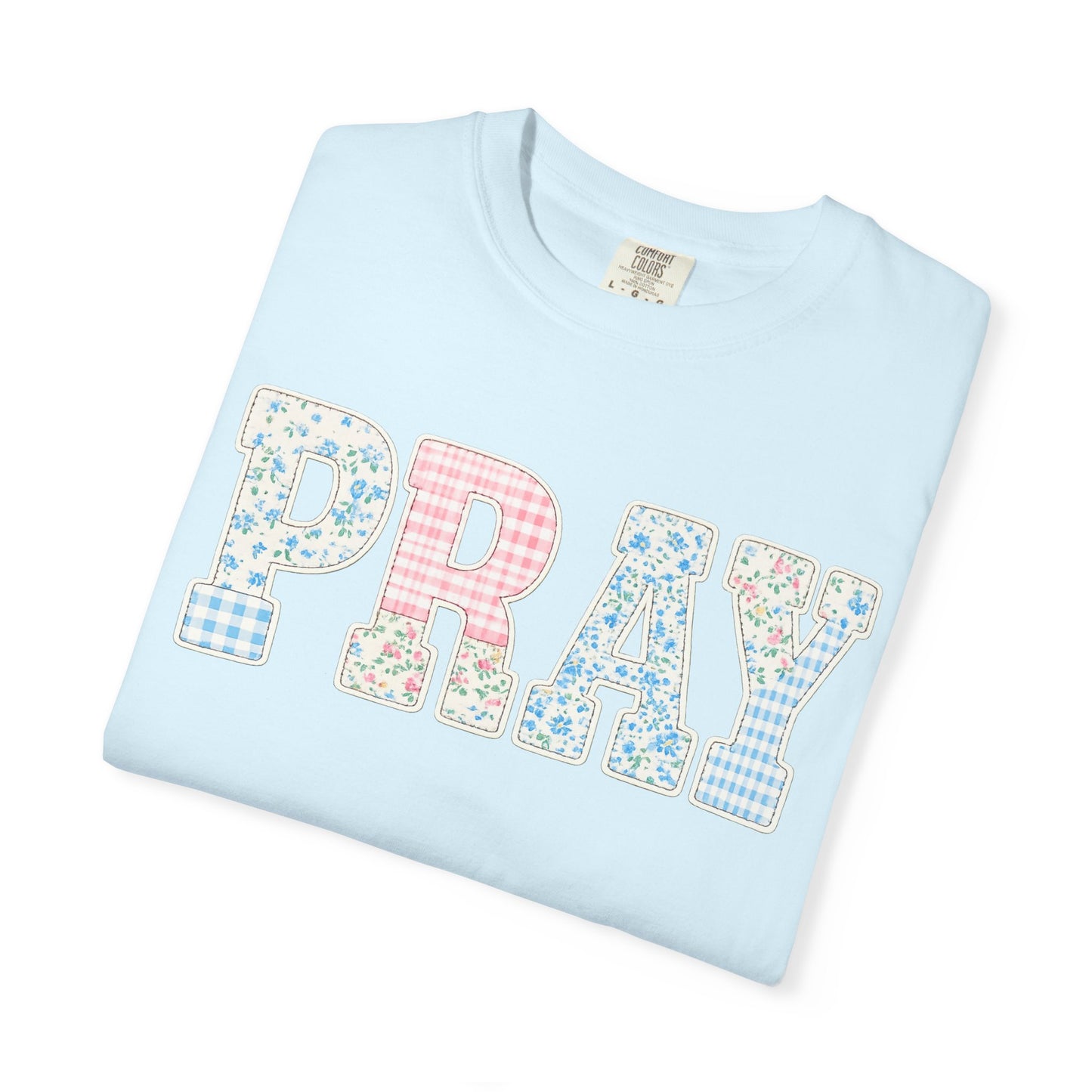Pray Patchwork Tee