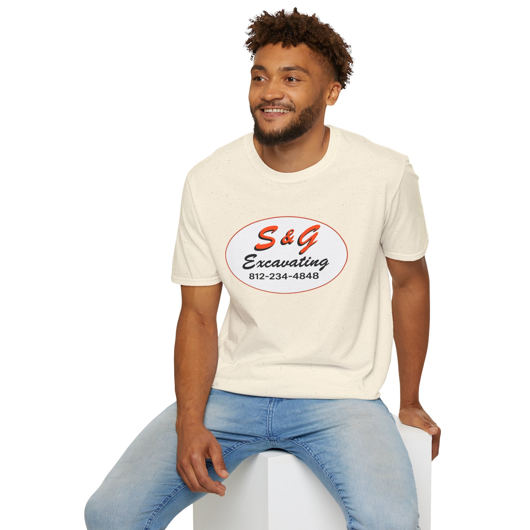 Excavation Logo T-Shirt — S&G Excavating (812-234-4848)