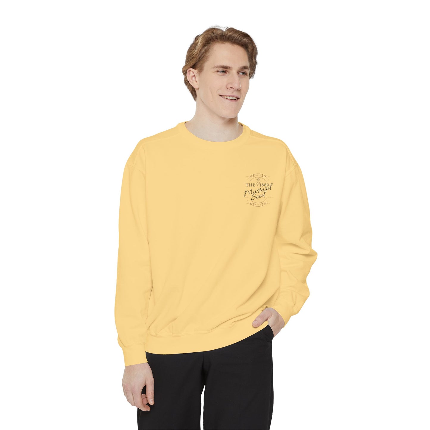 Mustard Seed Crewneck Mockup