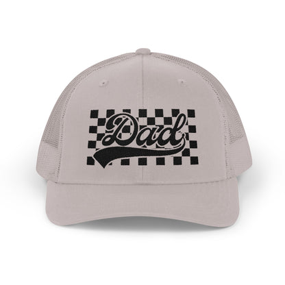 Dad Checkerboard Snapback Cap