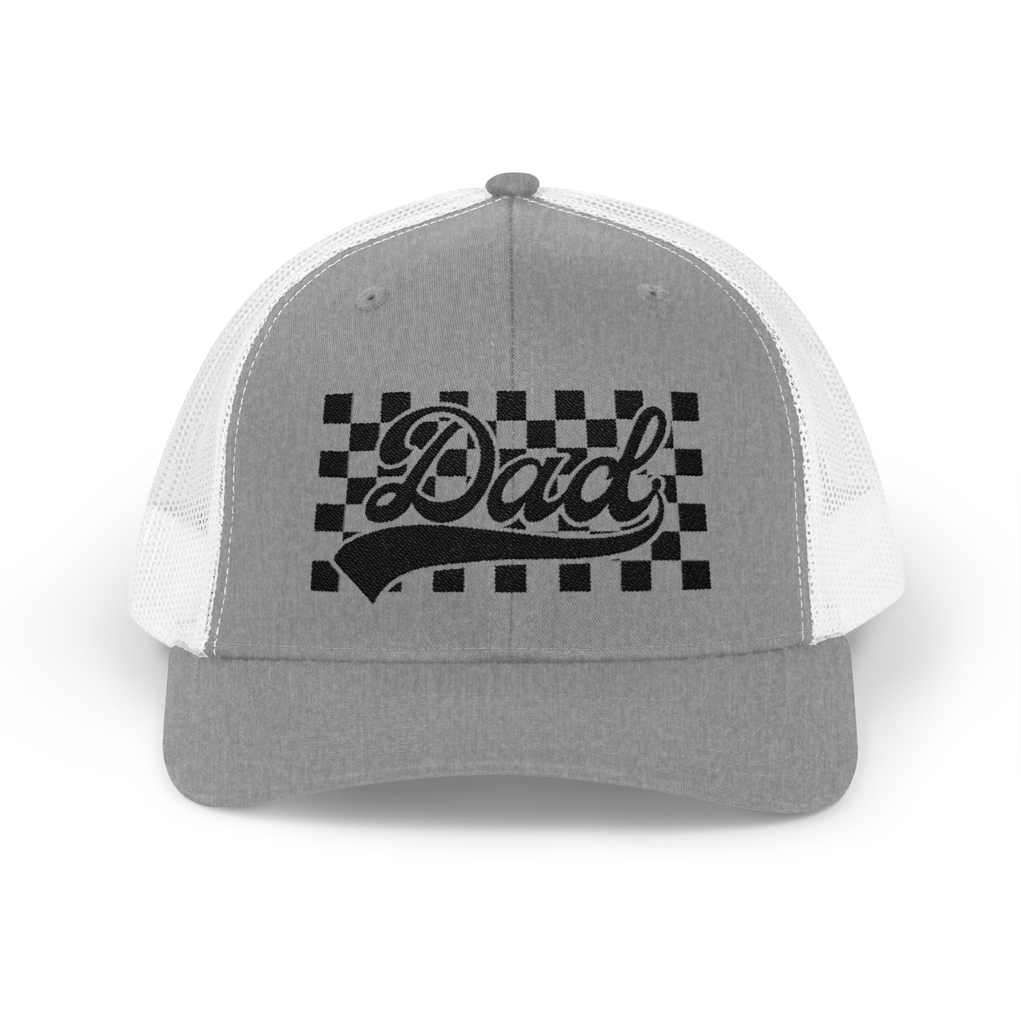 Dad Checkerboard Snapback Cap