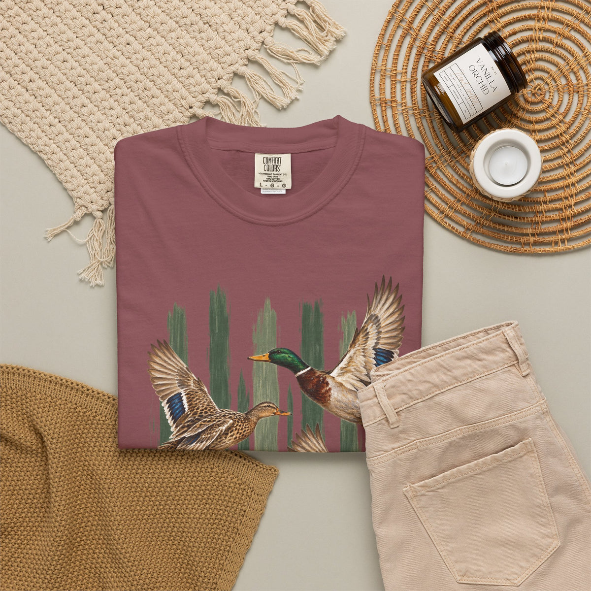 Duck stripped t-shirt