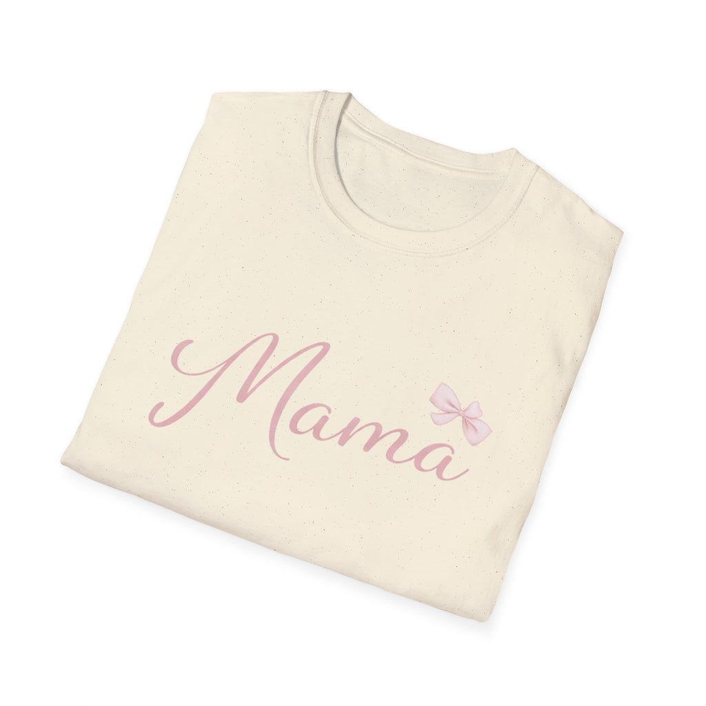 MAMA T-Shirt | pink calligraphy, motherhood tee | Matching MINI Tee