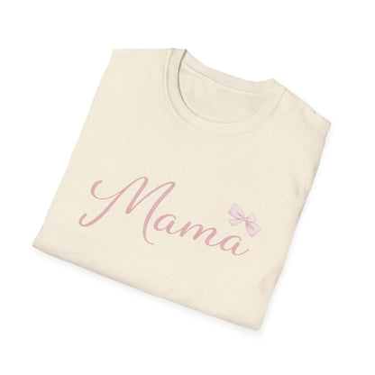 MAMA T-Shirt | pink calligraphy, motherhood tee | Matching MINI Tee