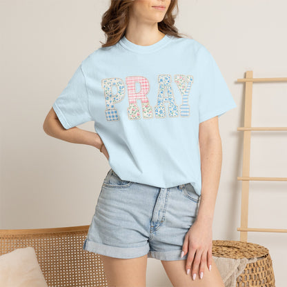 Pray Patchwork Tee
