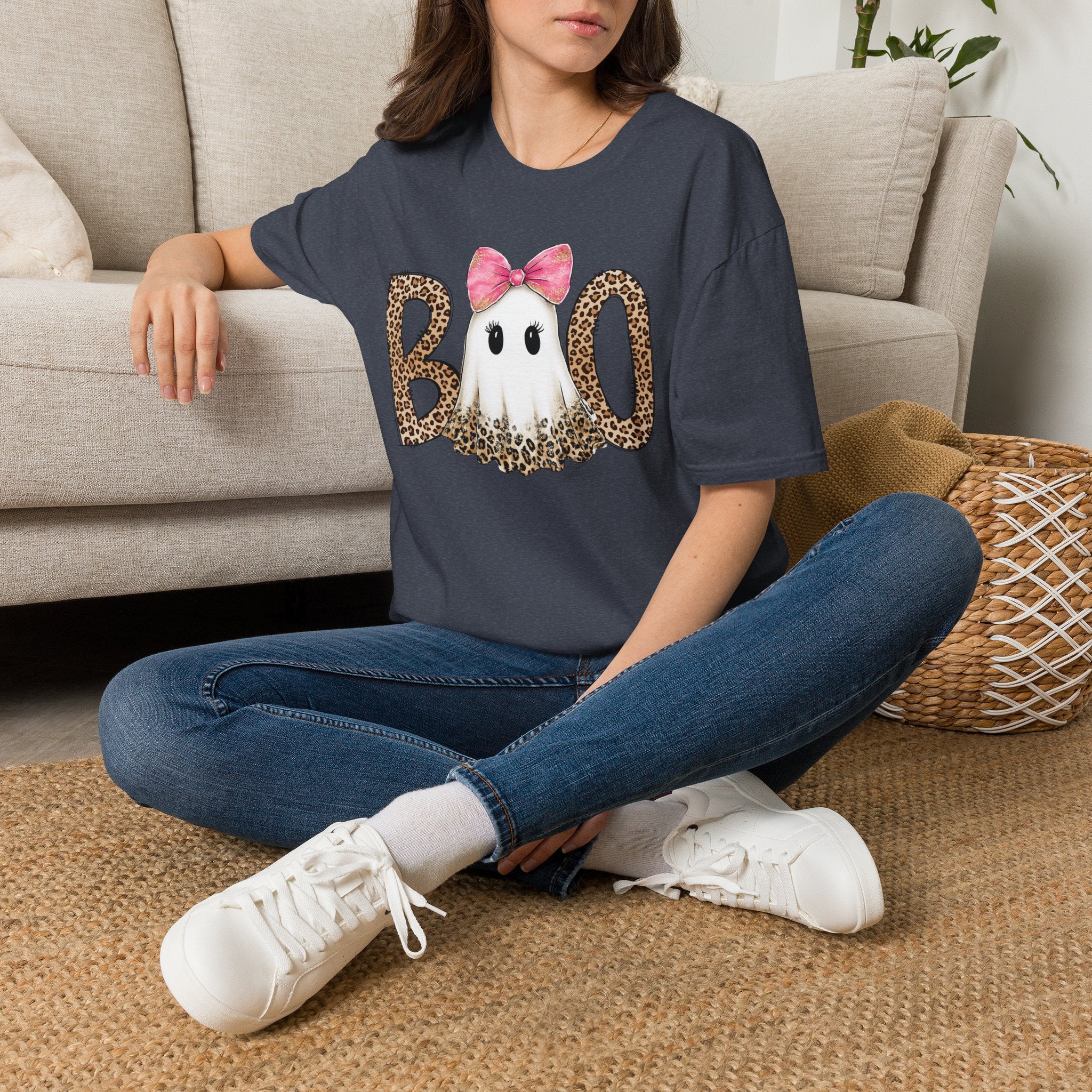 Boo Leopard Ghost Tee