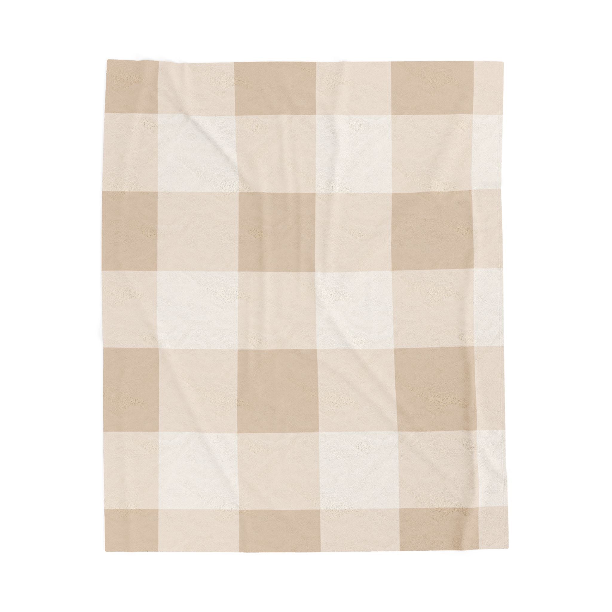 Cozy Neutral Checkered Blanket- Your Everyday Cozy Blanket