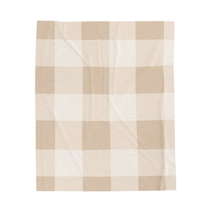 Cozy Neutral Checkered Blanket- Your Everyday Cozy Blanket
