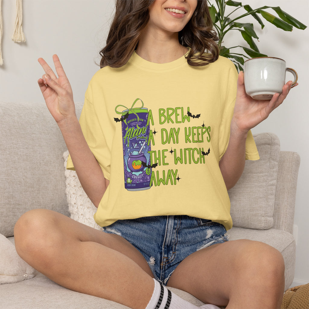 Brew All Day Keeps The Witch Away Tee