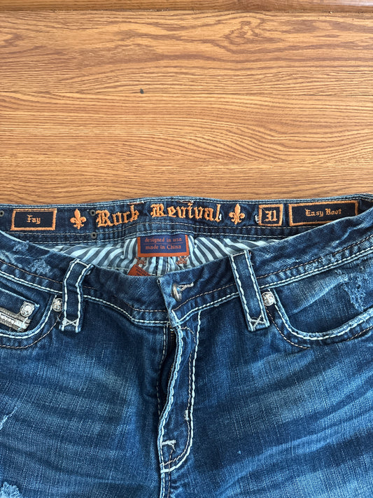 Rock Revival Fay Easy Boot Jeans | Size 31
