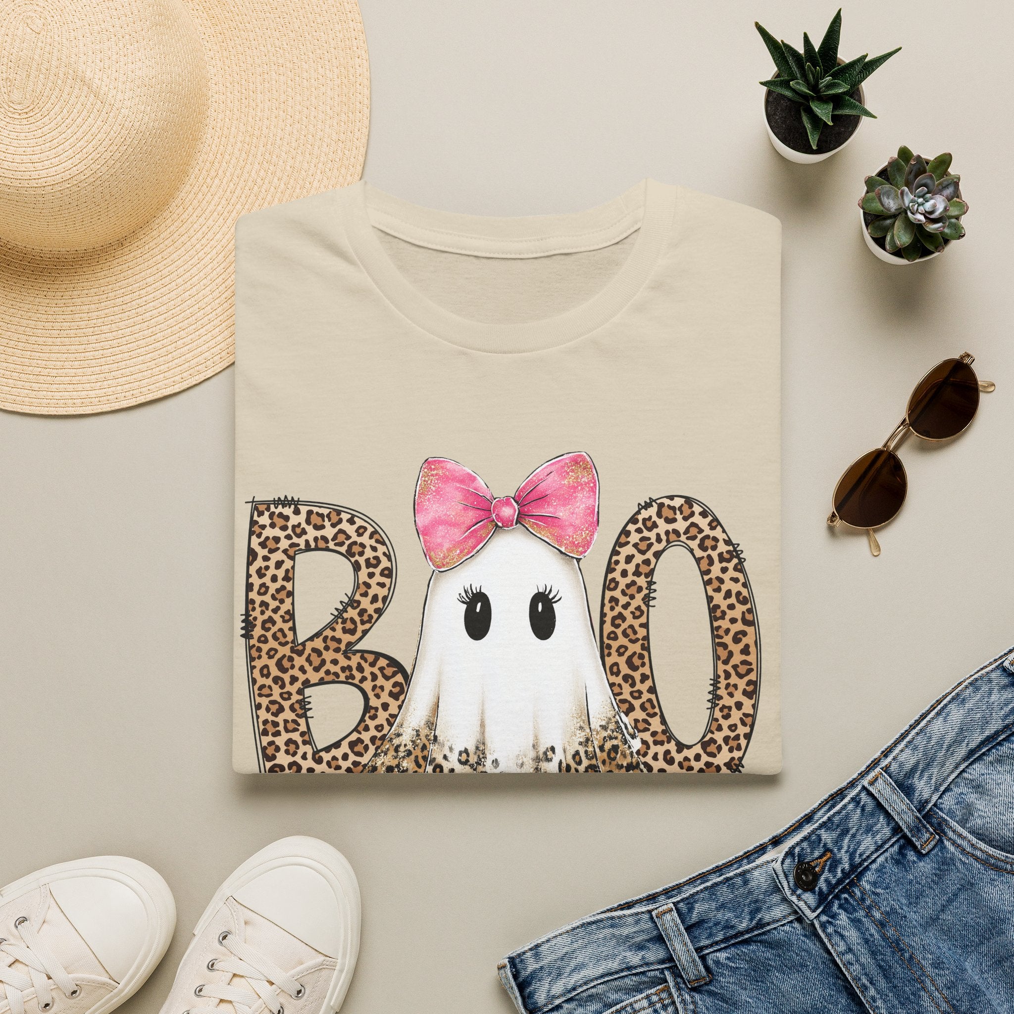 Boo Leopard Ghost Tee
