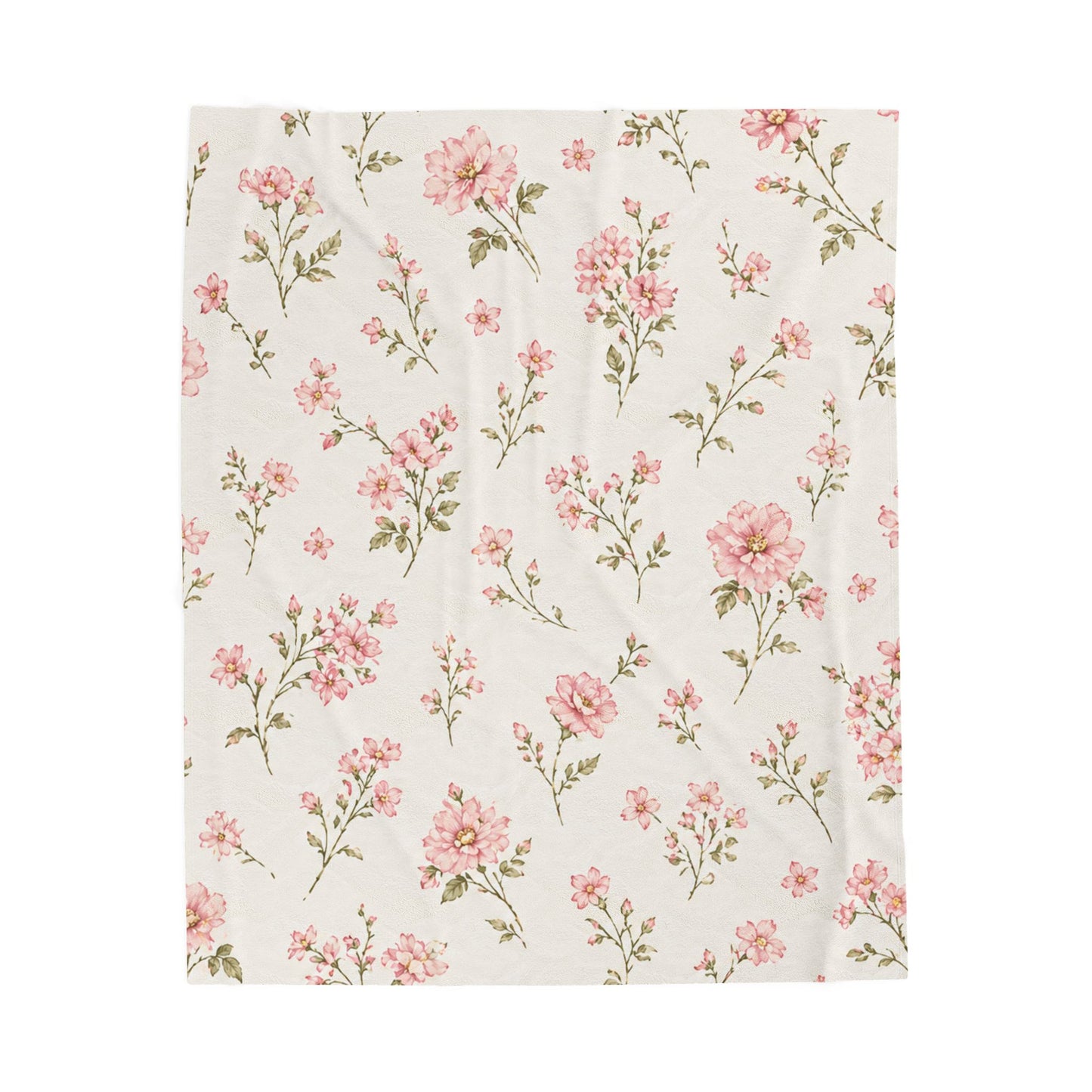 Blush Bloom Cottage Blanket- Your New Favorite Cozy Throw