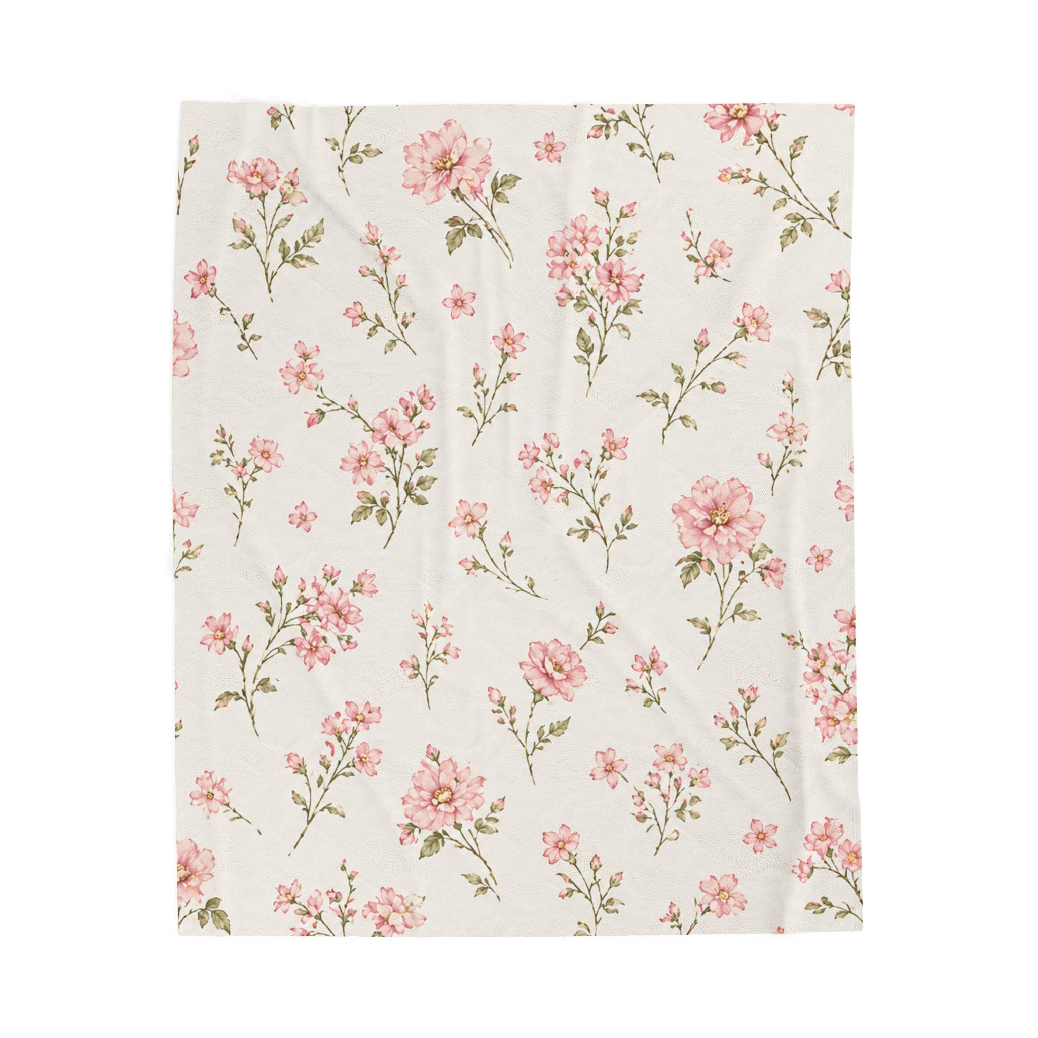 Blush Bloom Cottage Blanket- Your New Favorite Cozy Throw