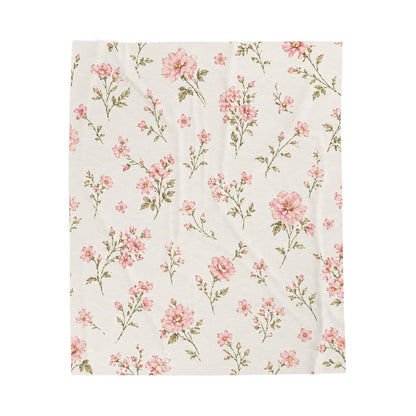Blush Bloom Cottage Blanket- Your New Favorite Cozy Throw