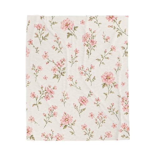 Blush Bloom Cottage Blanket- Your New Favorite Cozy Throw