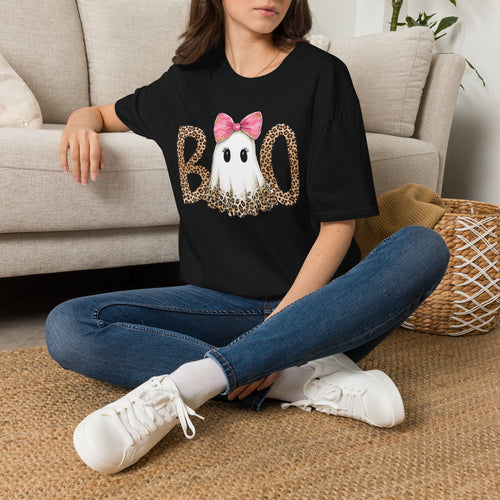 Boo Leopard Ghost Tee