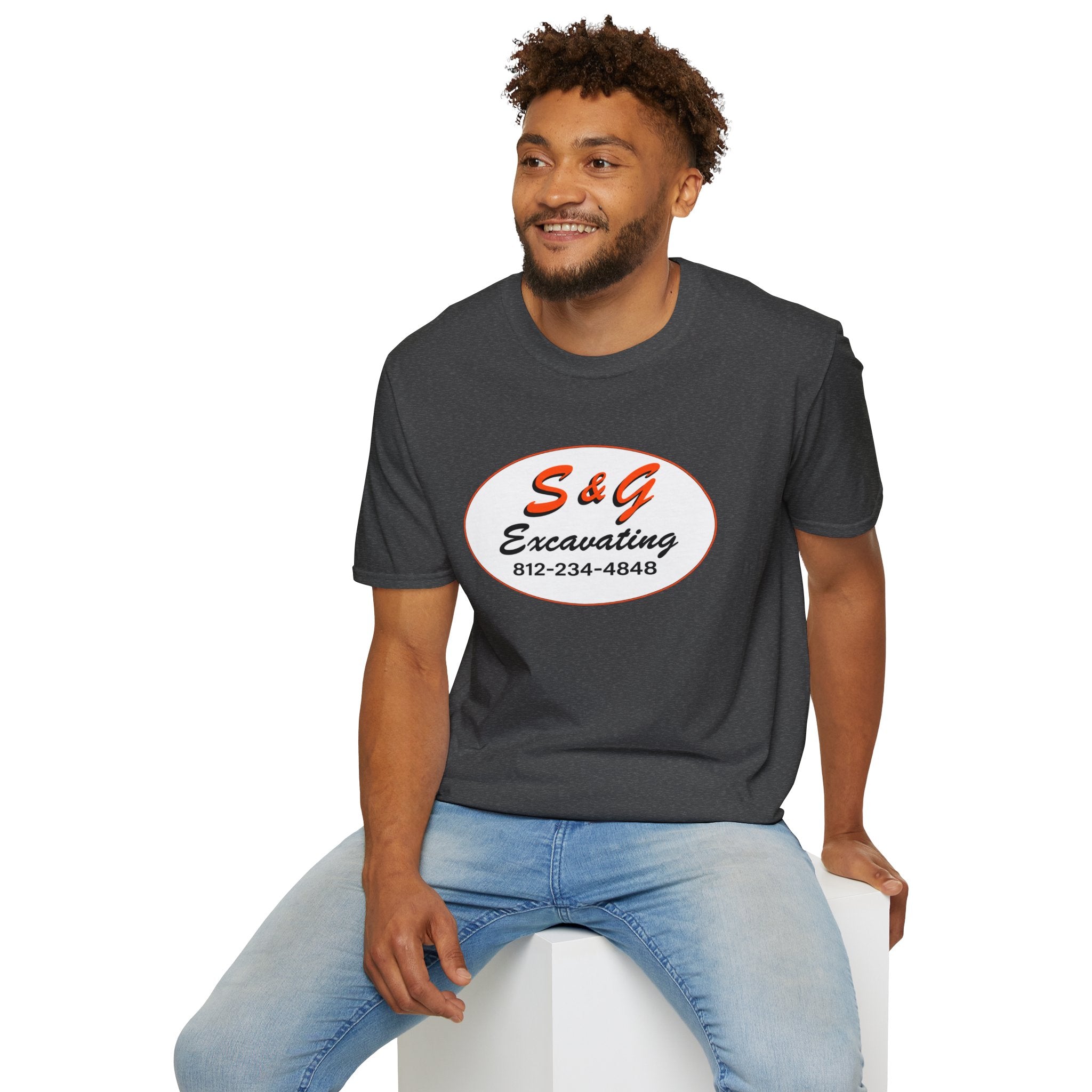 Excavation Logo T-Shirt — S&G Excavating (812-234-4848)
