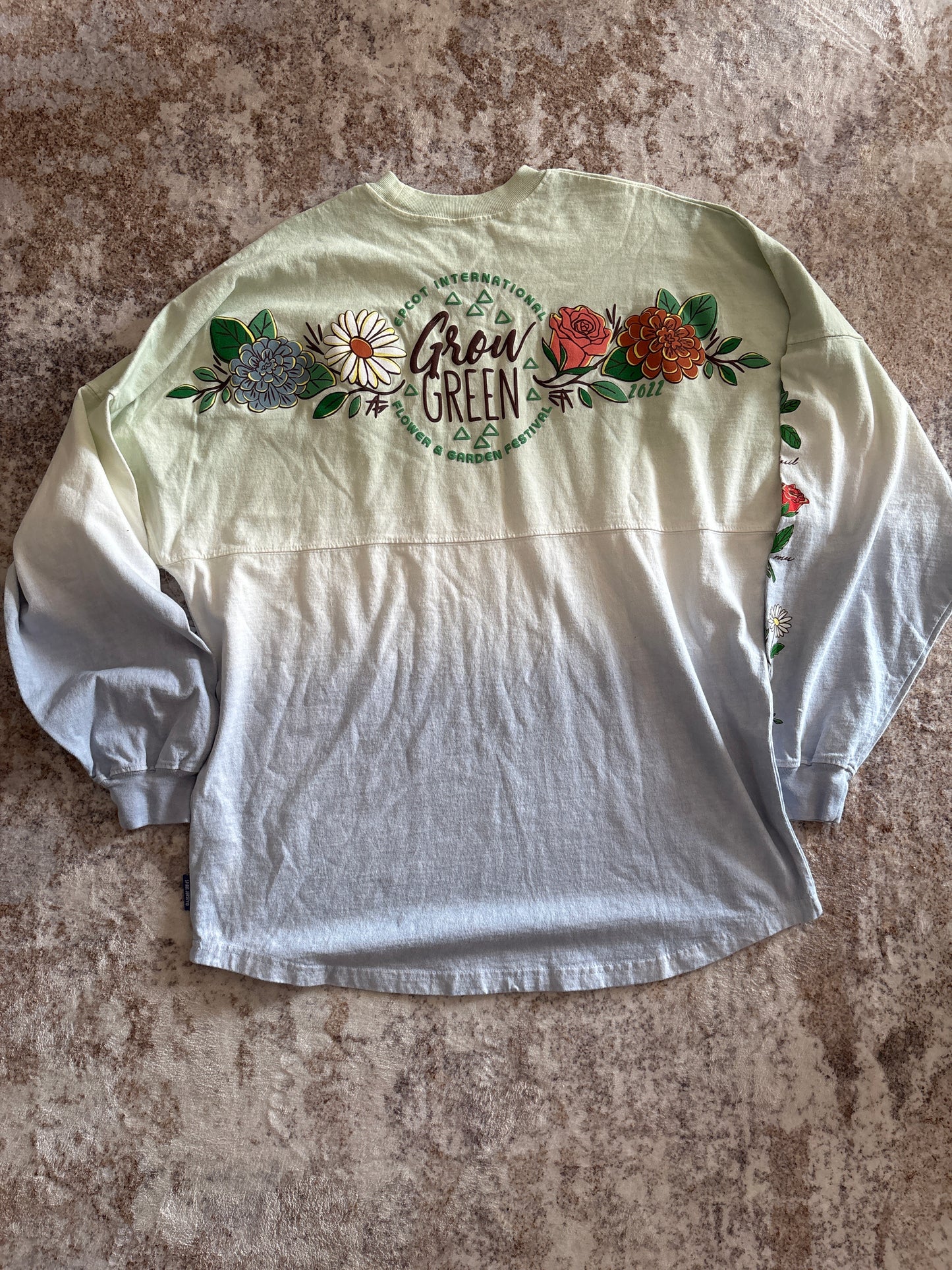 NWT Disney Parks EPCOT Flower & Garden Festival Spirit Jersey Style Pullover | Medium