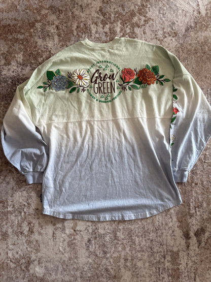NWT Disney Parks EPCOT Flower & Garden Festival Spirit Jersey Style Pullover | Medium