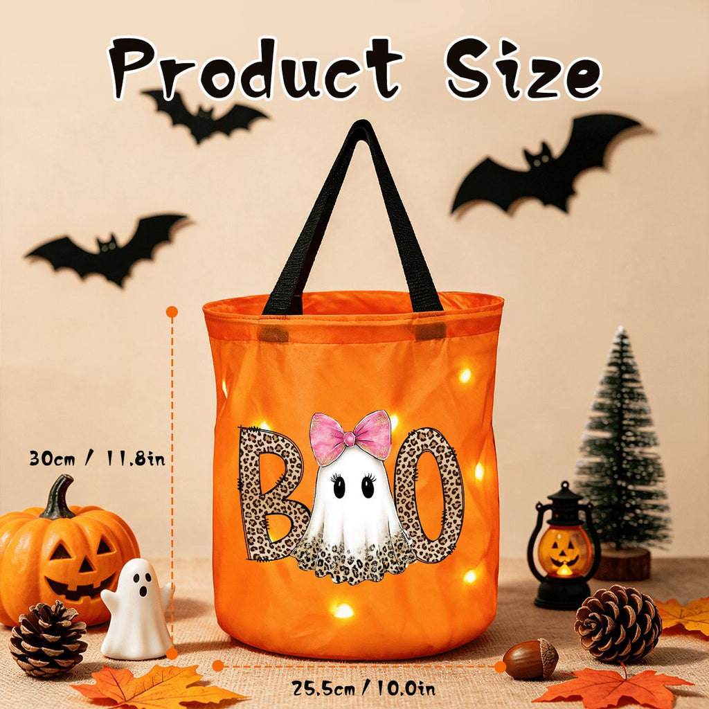 Light Up Halloween Basket