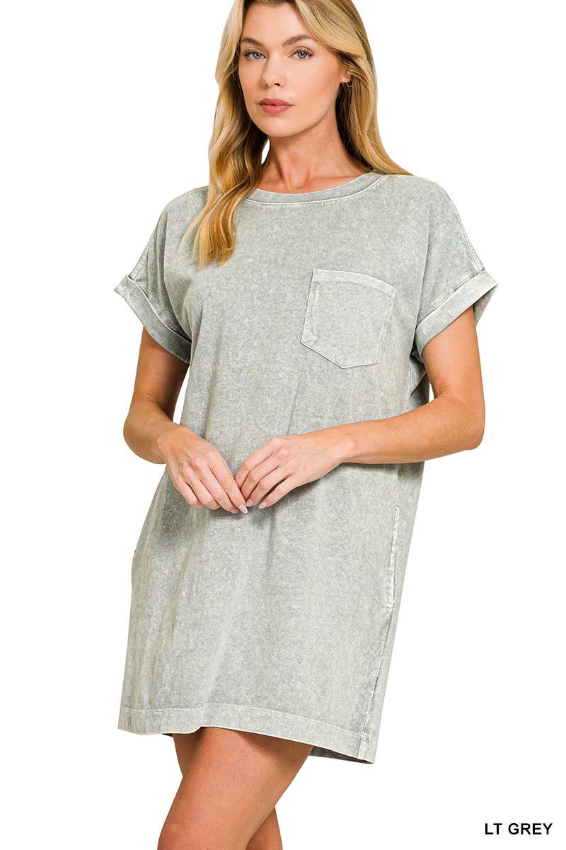 Zenana Cotton T-shirts Dress