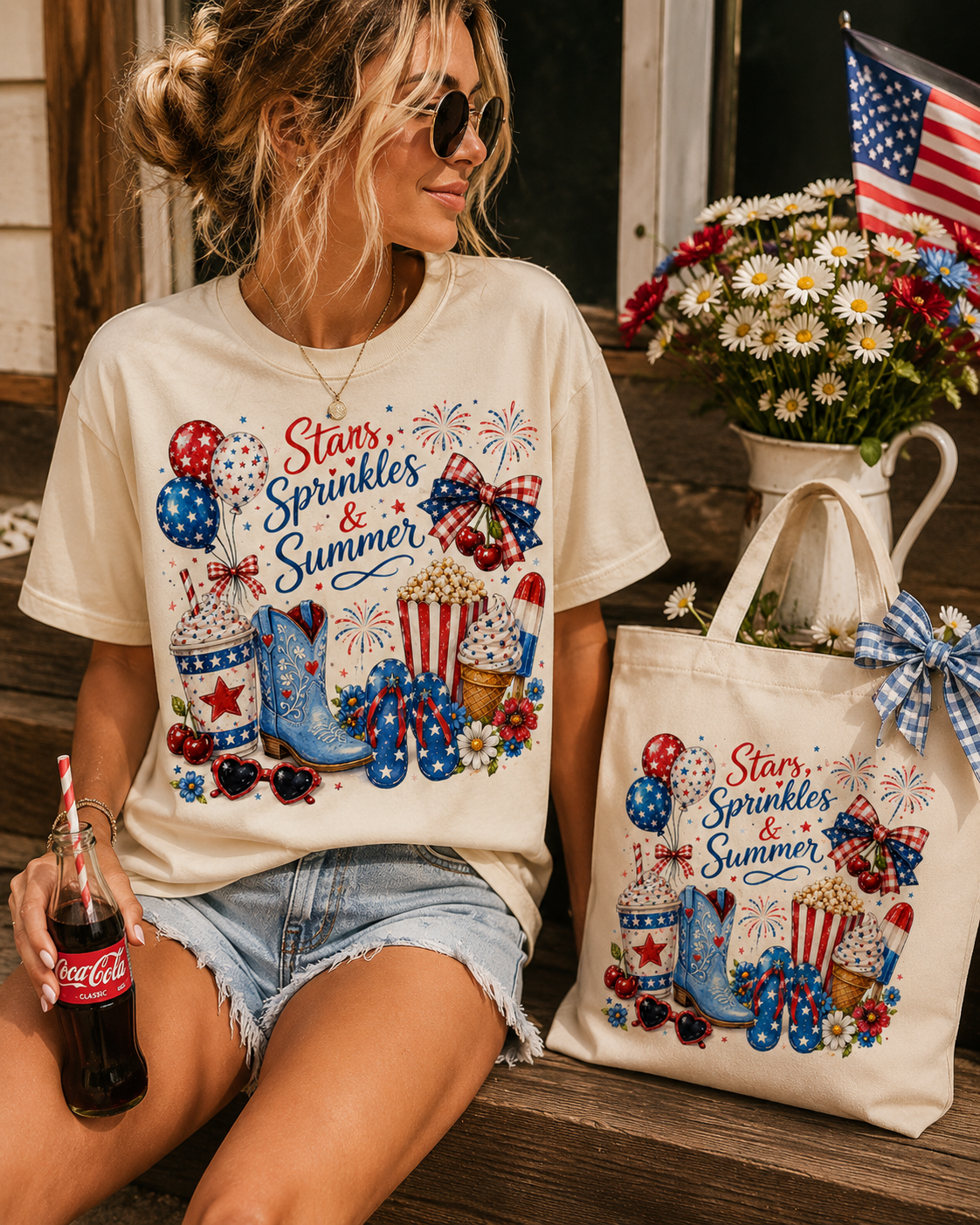 Stars, Sprinkles & Summer Tote