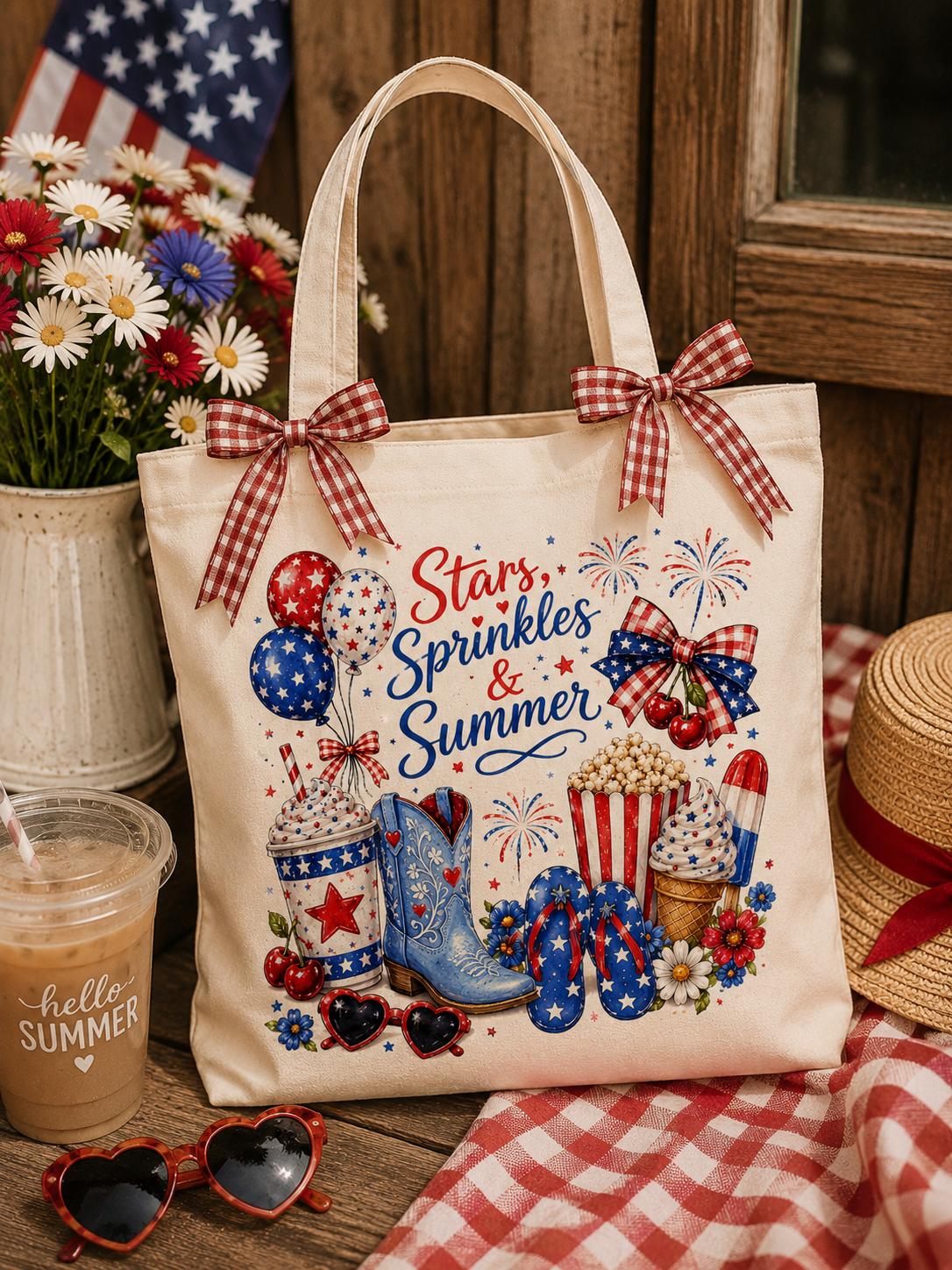 Stars, Sprinkles & Summer Tote
