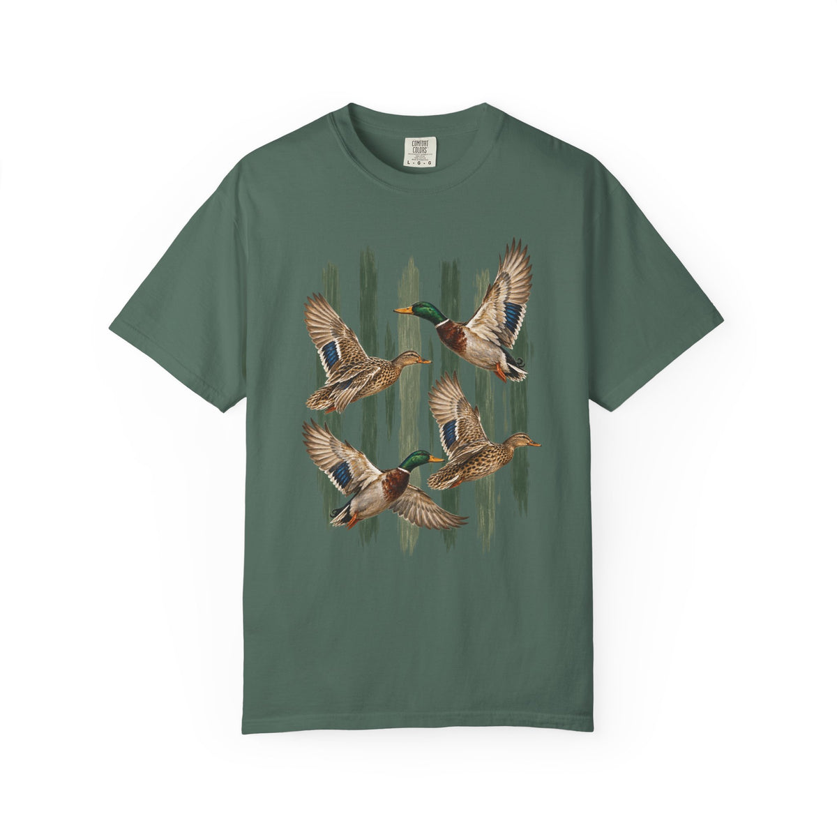Duck stripped t-shirt