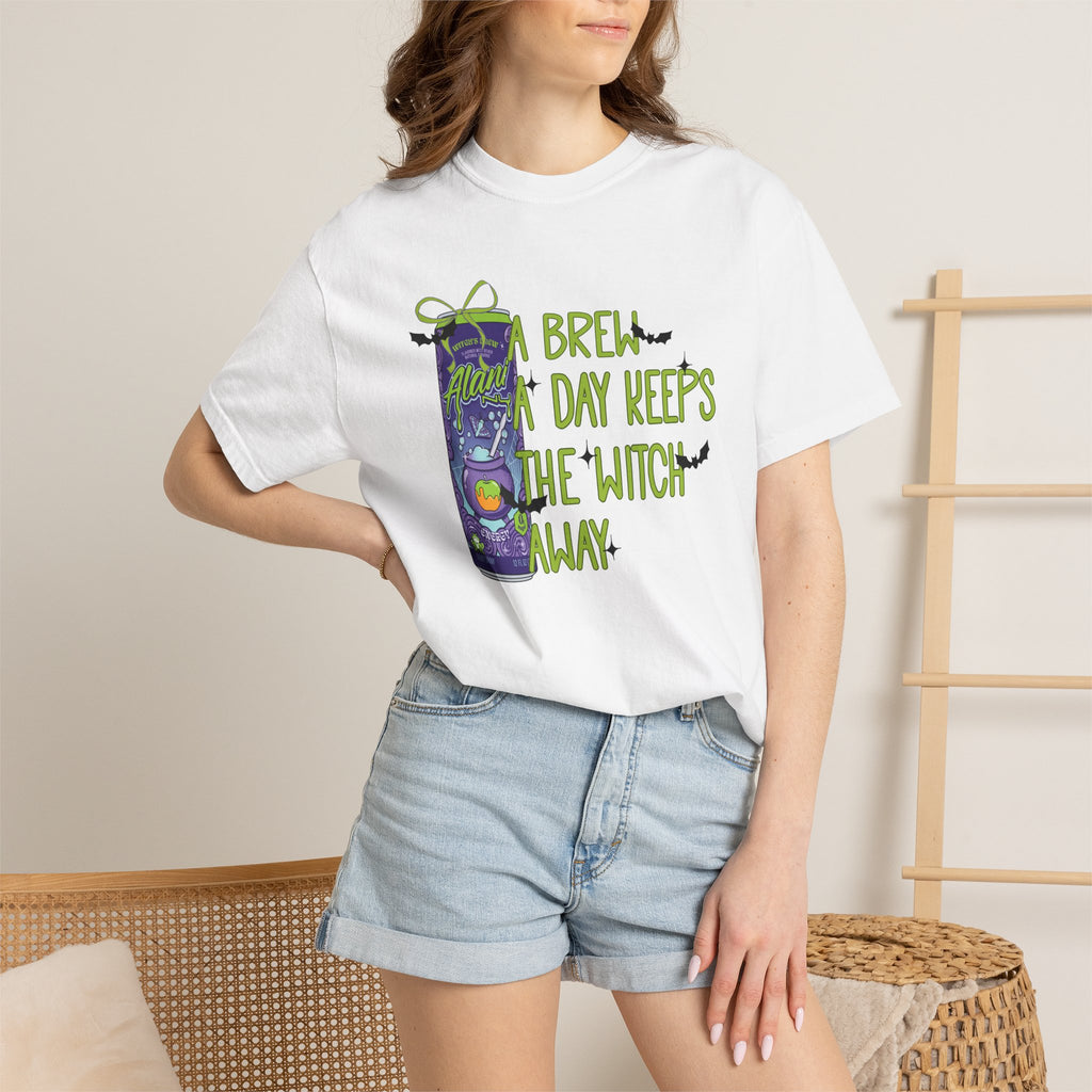 Brew All Day Keeps The Witch Away Tee