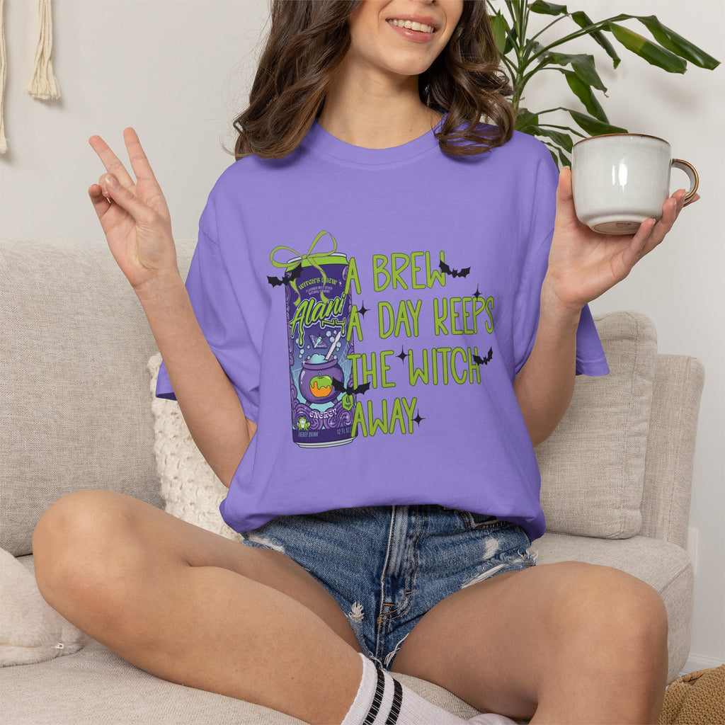 Brew All Day Keeps The Witch Away Tee