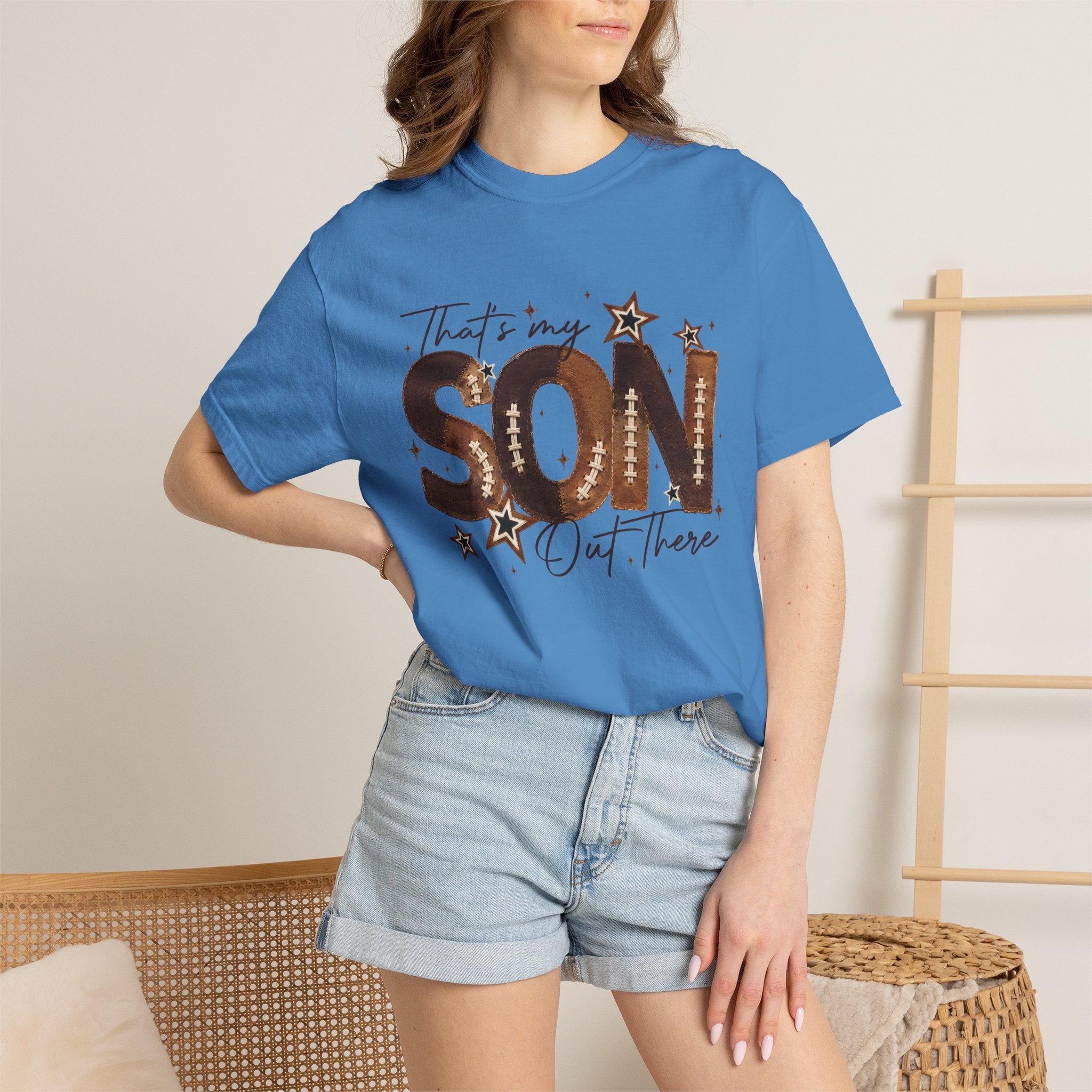 That’s My Son Football T-Shirt — Personalized Jersey Number Tee
