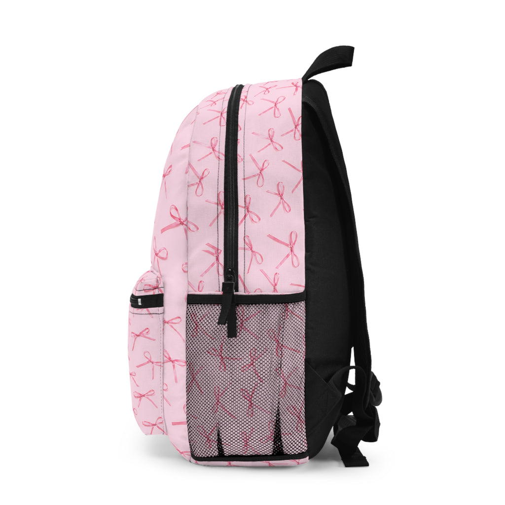 Pink Bow Backpack