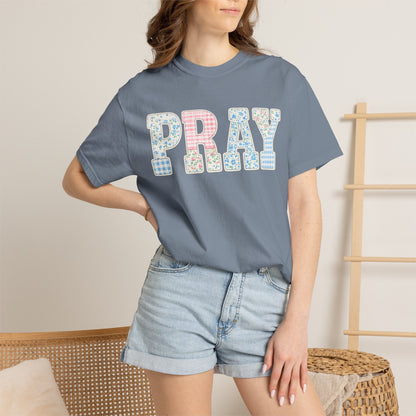 Pray Patchwork Tee