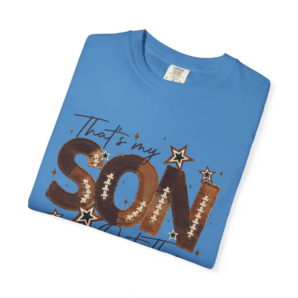 That’s My Son Football T-Shirt — Personalized Jersey Number Tee