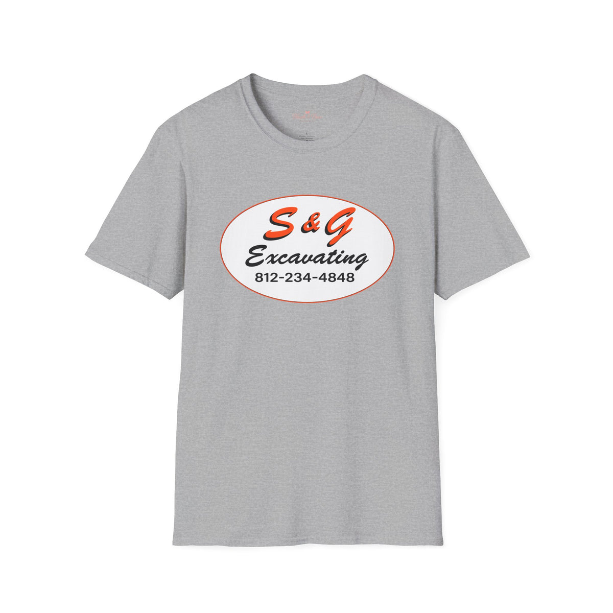 Excavation Logo T-Shirt — S&G Excavating (812-234-4848)