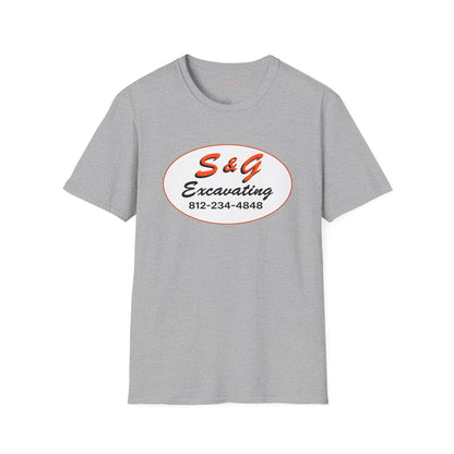 Excavation Logo T-Shirt — S&G Excavating (812-234-4848)