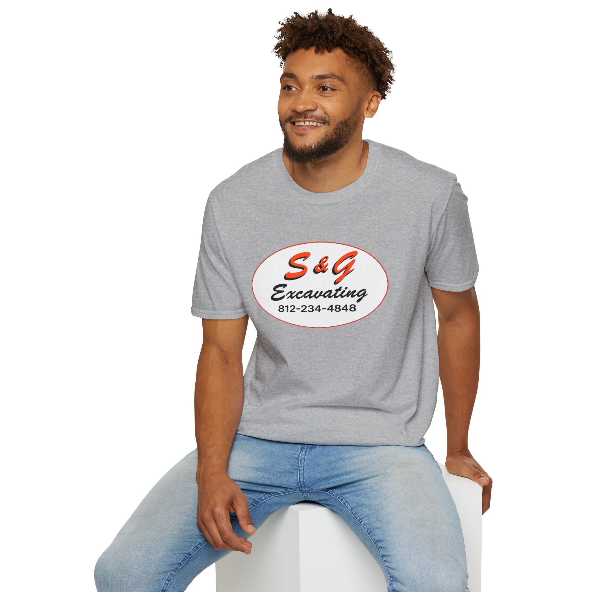 Excavation Logo T-Shirt — S&G Excavating (812-234-4848)