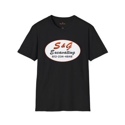 Excavation Logo T-Shirt — S&G Excavating (812-234-4848)