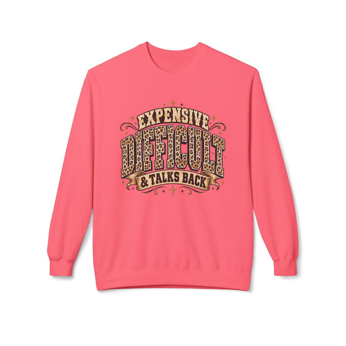 Talks Back Fleece Crewneck