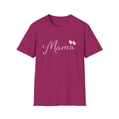 MAMA T-Shirt | pink calligraphy, motherhood tee | Matching MINI Tee