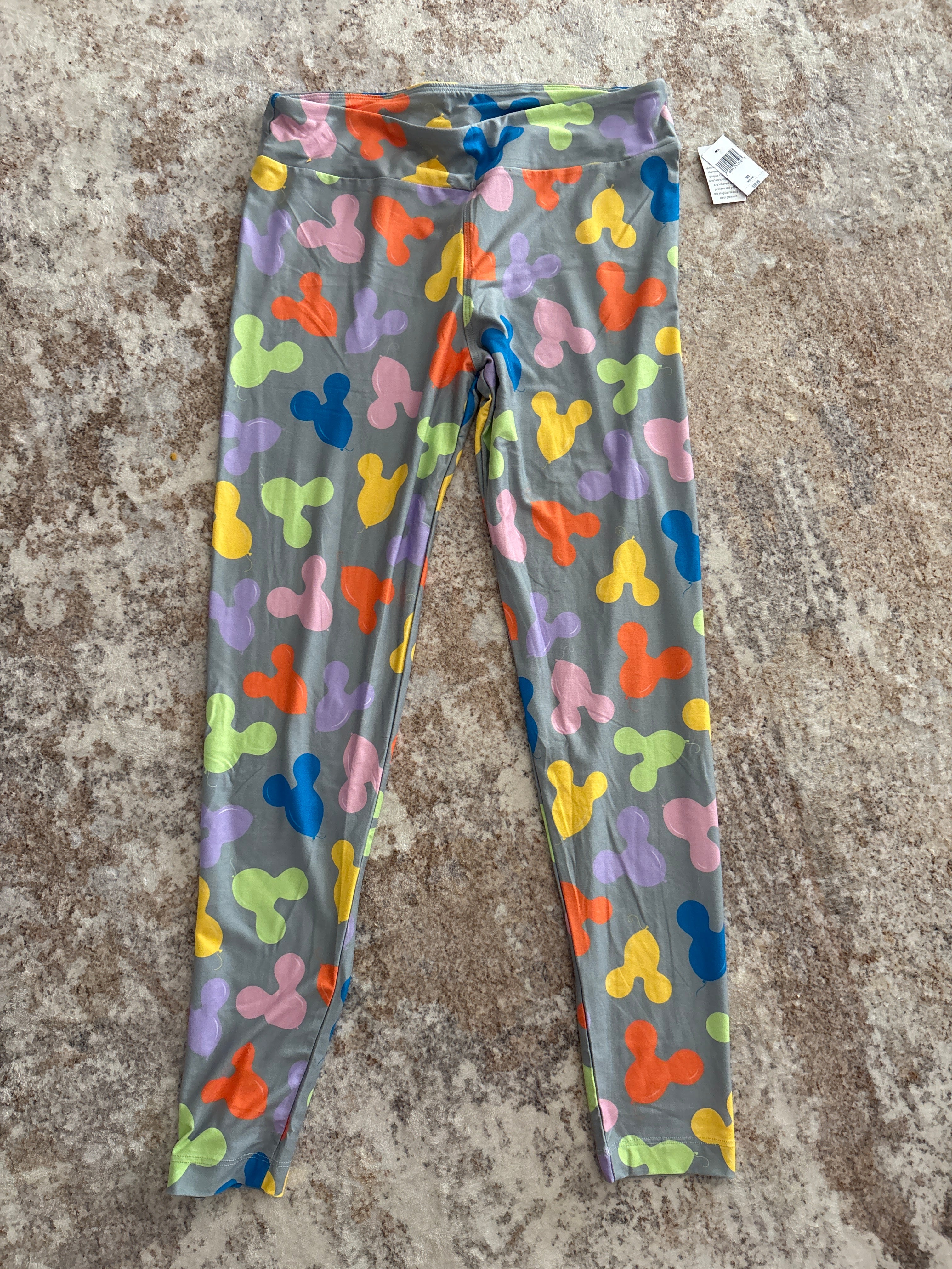 NWT Disney-Inspired Pastel Mouse Balloon Leggings | Medium