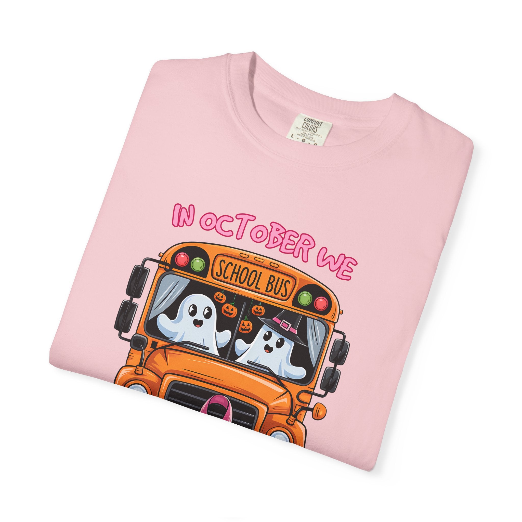 Breast Cancer Awareness School Bus Tee