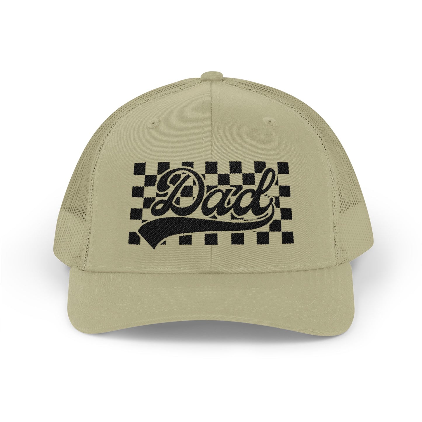 Dad Checkerboard Snapback Cap